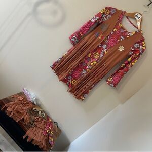 Hippie Free Spirit Peace Costume Dress Accessories see info Girls L